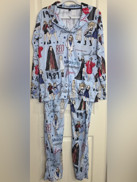 No Label/Tag Other - Taylor Swift Eras Inspired Pajama Set Long Sleeve Pants Size L
